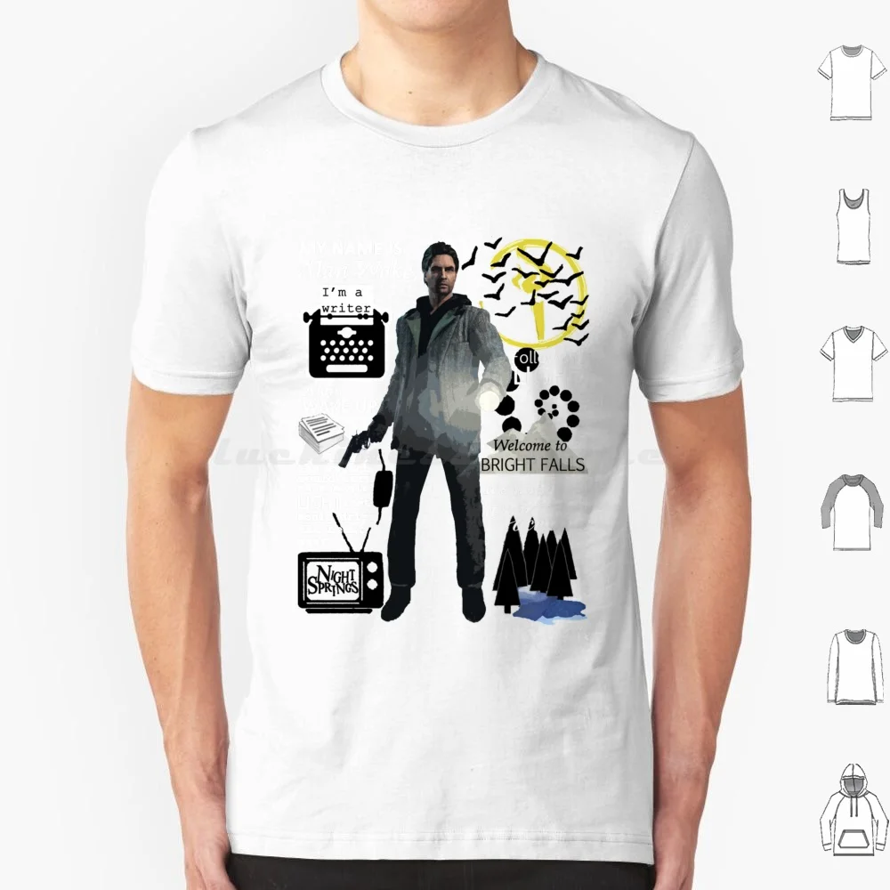 Alan Wake T Shirt Uomo Donna Bambini 6Xl Alan Wake Control Remedy Federale Bureau Of Control Game Gaming Jesse Faden Control Game