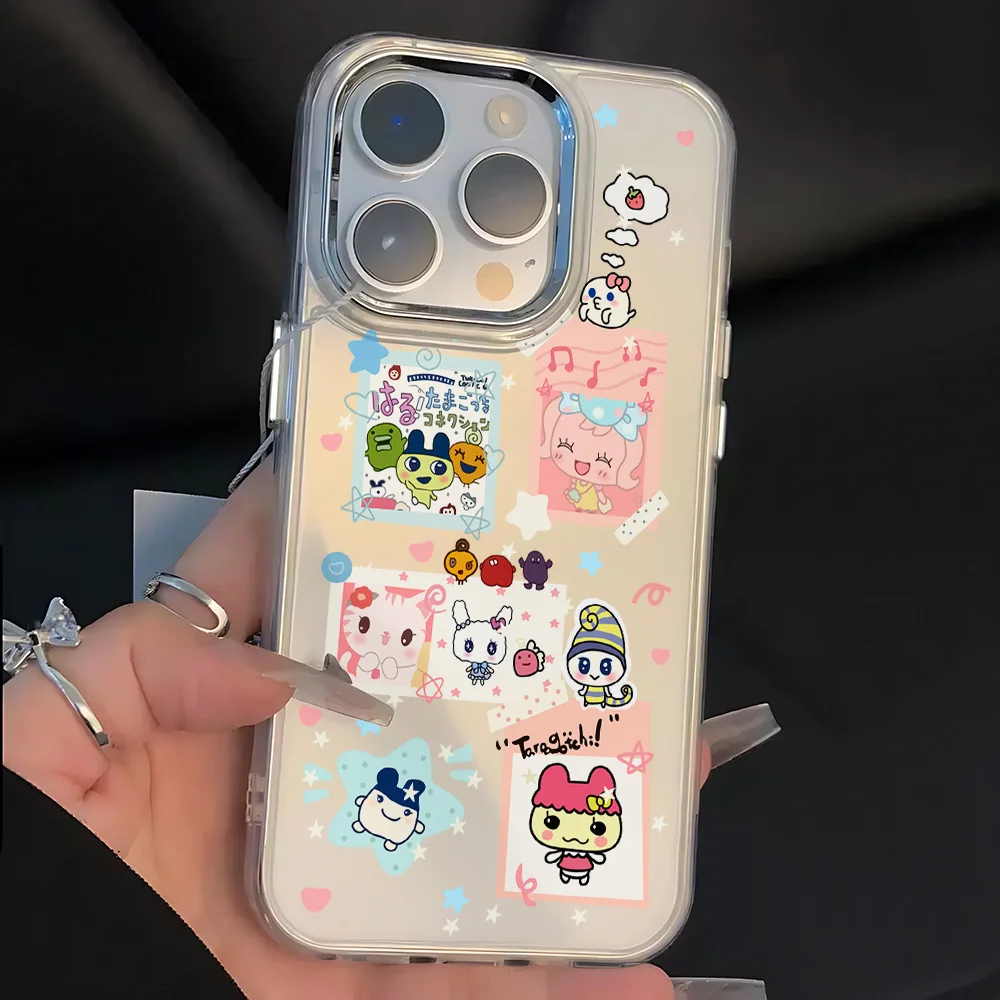Cute Cartoon Role Tamagotchi Dog Transparent Soft Silicone Phone Case