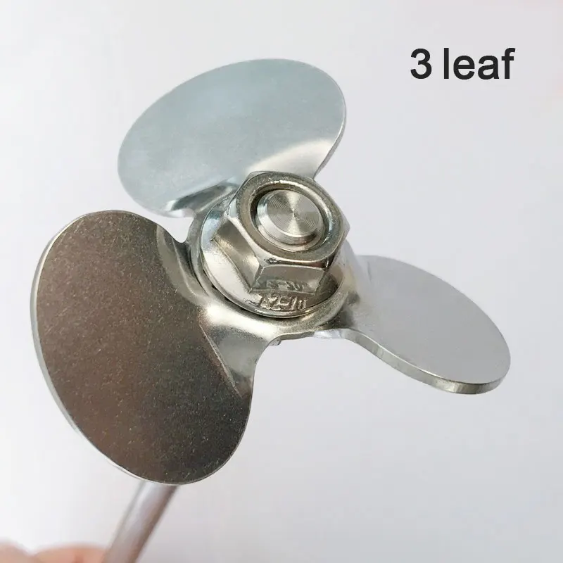 Cosmosta Stainless Steel Mixing 3 Gea Blades 55 Gallon Paint Mixer Stirring Propeller Tools For Paint Epoxy Resin Silicone Stirrer Paddle With Od 0 47 Shaft Rod Gear Od 3 94 In 3 Blad%2f