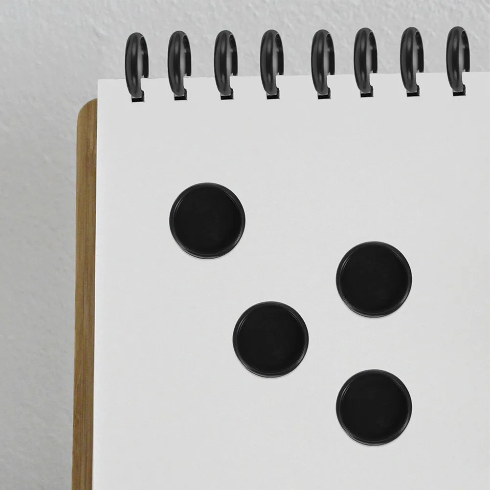 100Pcs 사진 앨범 바인딩 디스크 플라스틱 루스 리프 바인더 디스크 여행 생일 결혼식 추억을위한 버섯 구멍 디자인