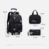 School Bag Kids Rolling Backpack for Boy Wheeled Backpack School Bag With Wheels Trolley Bookbag Carry on Luggage with Lunch Bag 6