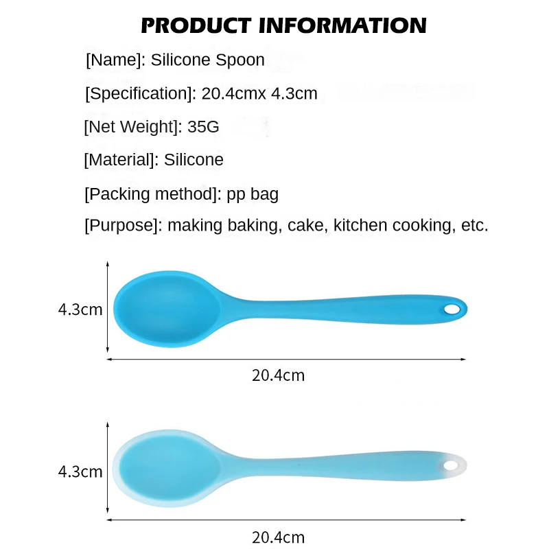 Silicone Rice Spoon Integrated Multicolor Kitchen Cooking Tool