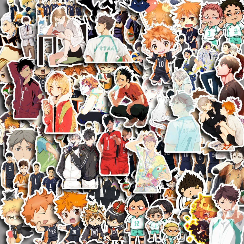 

10/30/50/100PCS Haikyuu!! Graffiti Stickers Volleyball Anime Decals for Suitcase Laptop Luggage Cool Cartoon Classic Sticker Toy