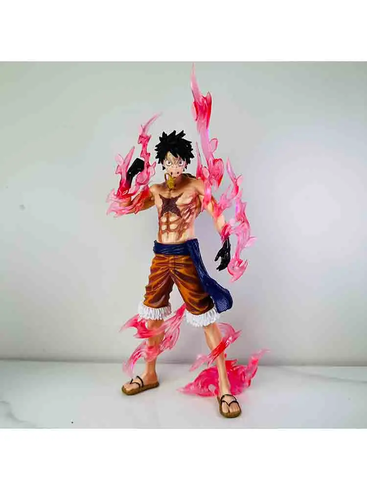 thumbnail image 1 of One Piece Luffy Anime Figures Monkey D. Luffy Flowing Cherry Action Figures PVC Anime Collection Model Doll Toy Kid Gift, 1 of 2