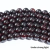 100% Natural Star Light Garnet Loose Beads For Jewelry Making Bracelet Necklace Accessories 15'' 5 6 7 8mm 4