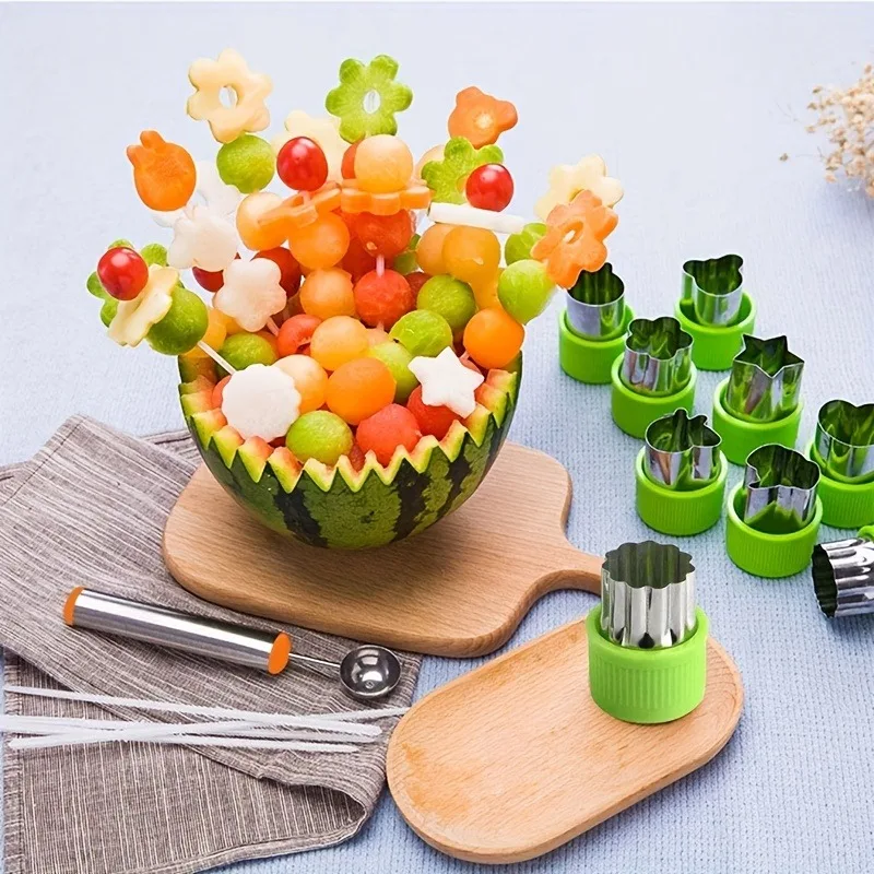 Vegetable Cutter Shapes Stainless Steel DIY Fruit Cookie Stamps Cake Food Cutting Mold Kitchen Tool Kitchen Accessories cookie cutter