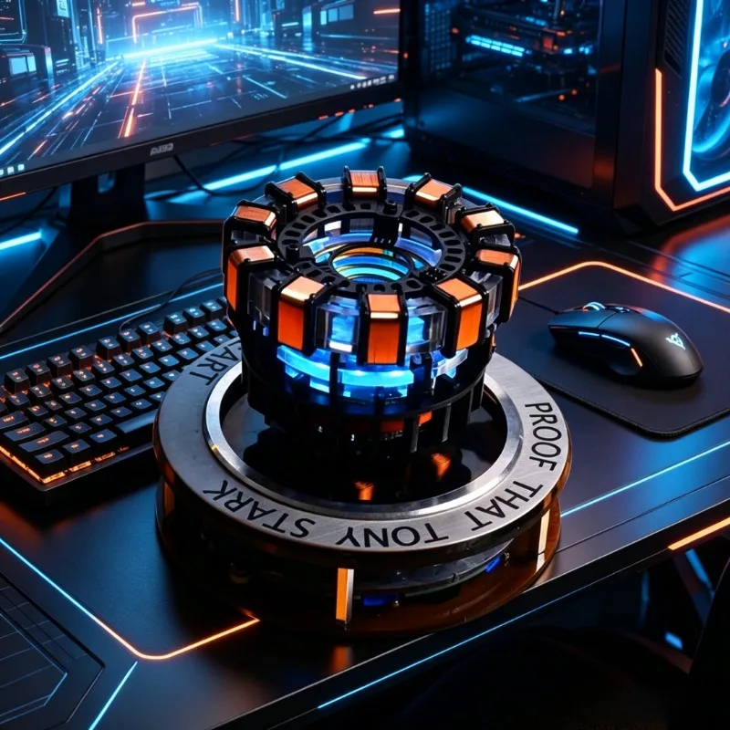 Arc Reactor: módulo flotante a escala 1:1 con luces LED