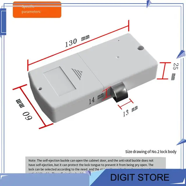 DIGIT-Wireless Access Control Digital Keypad Phone/RFID/Card Password Cabinet Lock For Lockers 6