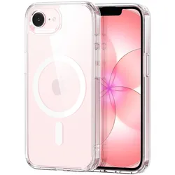 Magnetic Clear Transparent Bumper Phone Case with Magsafe Compatibility - iPhone Air (Clear)