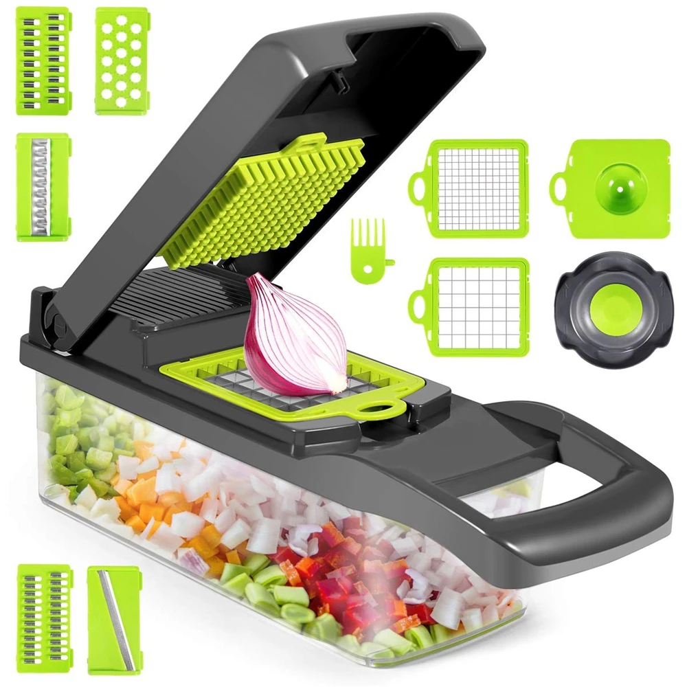 Multifunctional Mandolin Slicer Cutter Vegetable Choppers Adjustable Onion Potato Slicer Dicer Kitchen Vegetables Tools