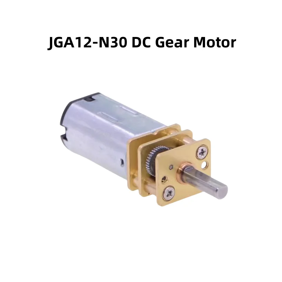 JGA12-N30 마이크로 DC 기어 모터 스마트 잠금 로봇, 저속 하이 토크 DIY 모델, 6V, 12V