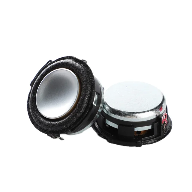2Pcs/lot 1 Inch 4 Ohm/8ohm 4W Speaker 31MM Full Range Audio Portable Woofer Loudspeaker DIY Bluetooth Home Sound System