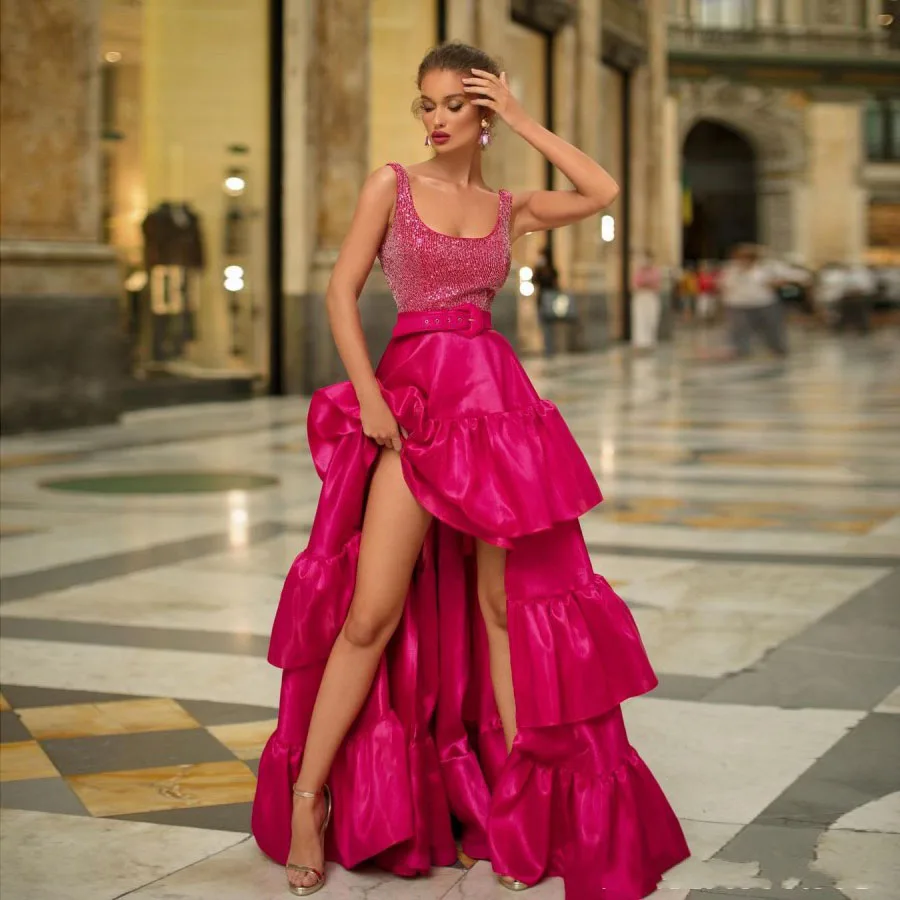 nuova-gonna-da-donna-alla-moda-a-pieghe-colore-fucsia-personalizzato-a-strati-lunghe-gonne-basse-maxi-fashion