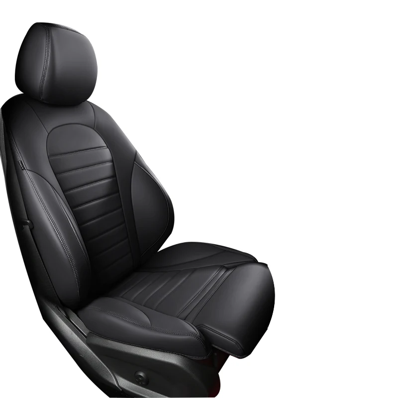 1 PCS 드라이버 Nappa 가죽 사용자 정의 럭셔리 자동차 시트 커버 Jaecoo J7 2024 전천후 인테리어 액세서리 액세서리