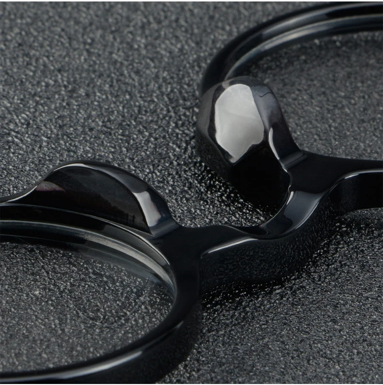 Xbora Herren runde Acetat Brillen gestelle, Retro-Optik, stilvolle klassische, Luxus mode Damen Brillen 98206 – Detail 10
