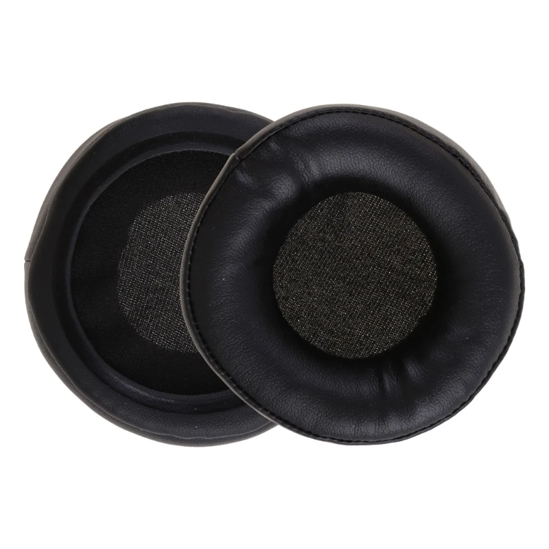 Set of 2 PU Leather Ear Cushion Replacements - Premium Earpads