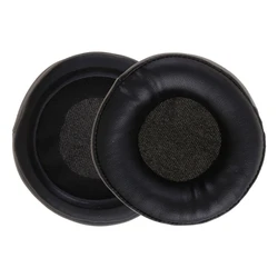Set of 2 PU Leather Ear Cushion Replacements - Premium Earpads (70MM)