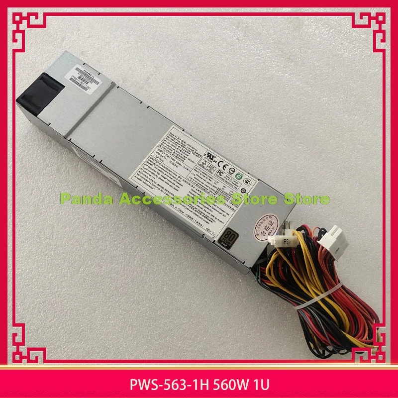 

PWS-563-1H 600W 1U Original For Supermicro Server Industrial Control Equipment Power Supply High Quality Fully Tested Fast Ship