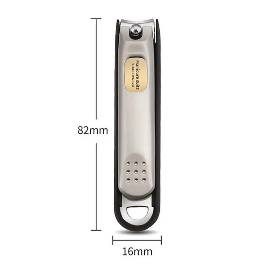 Nail Clipper Nail Trimmer Pedicure Scissor Stainless Steel Anti Splash Fingernail Cutter Manicure Tools