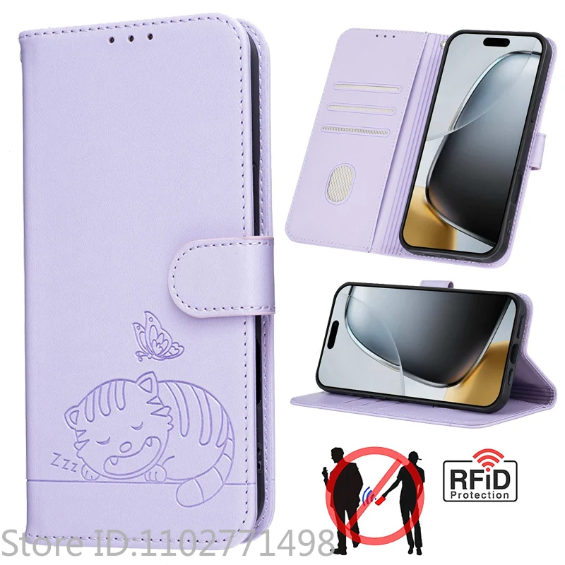 Luxury Wallet Flip Cover Phone Case - Magnetic Shockproof Leather