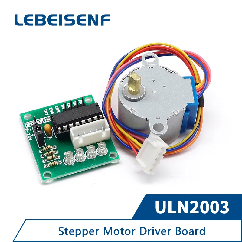 4-фазный шаговый двигатель 28BYJ-48-5V + плата драйвера ULN2003 для Arduino 1x 1 |