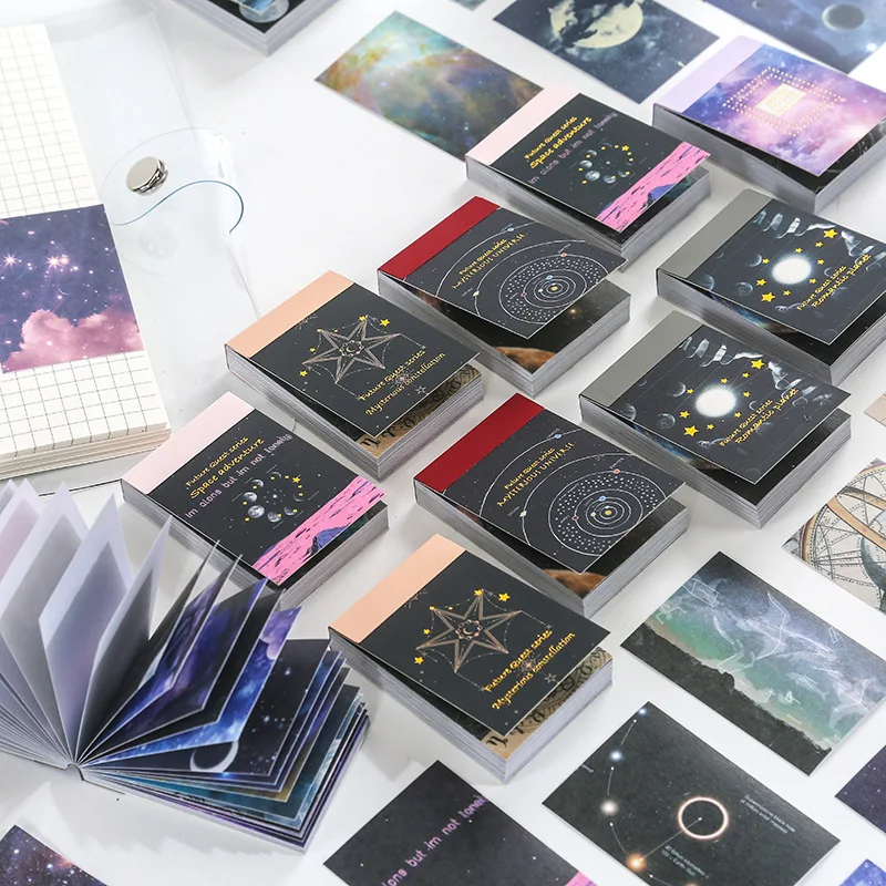 20sets/1lot Kawaii 편지지 스티커 cosmic starry sky 일기장 스티커 Craft Sticker