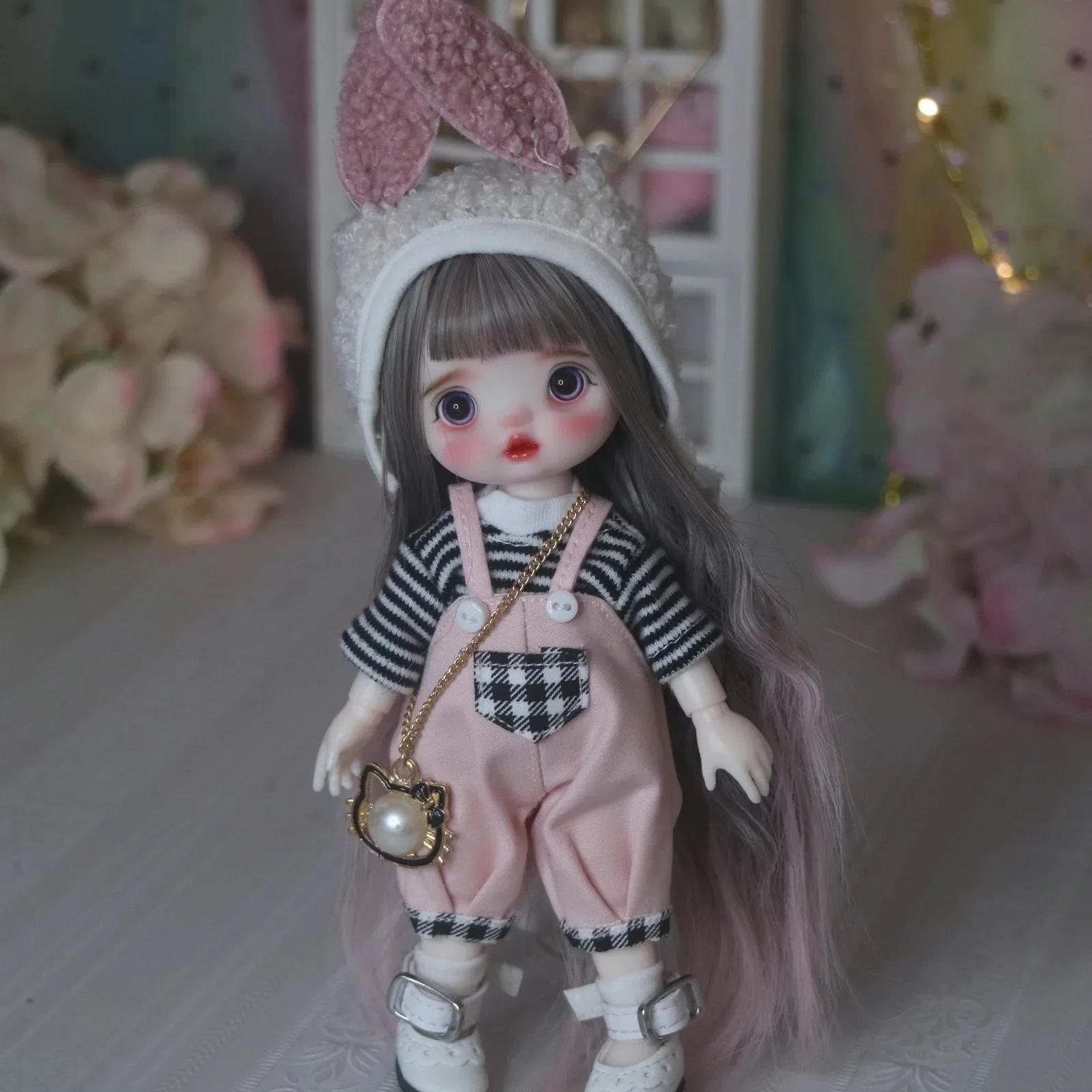 

16CM BJD Doll Diy Fashion Royalty Clothes Dresses Makeup Doll With Wig Girls Doll For Children Gift Girl Birthday