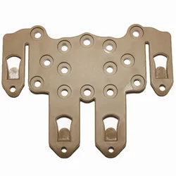 Molle Quickdraw Tactical Holster Chest Mount Hunting Accessories (Kaki)