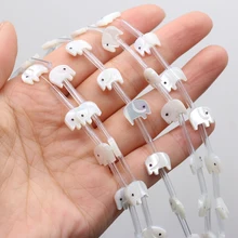 

Wholesale40PCS Natural SeaWater Shell White Pig Beaded For Jewelry Making Necklace Earrings Accessories Charms Gift Party 8x10mm