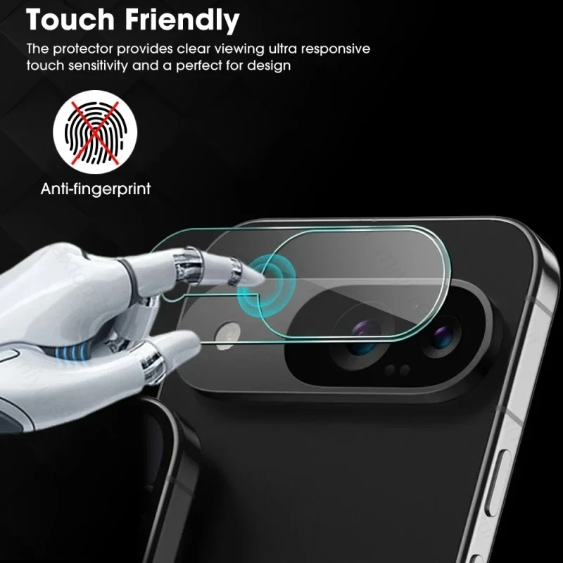Protezione fotocamera vetro temperato nero per Google Pixel 10 Pro XL - Italiano