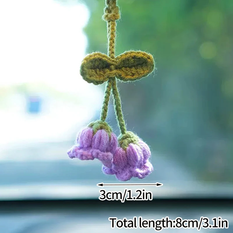 Portachiavi Margherita. Portachiavi all'uncinetto fatto a mano, ciondolo per borsa, accessorio floreale, idea regalo per gli amanti dei fiori, design semplice, periodo estivo - Italia