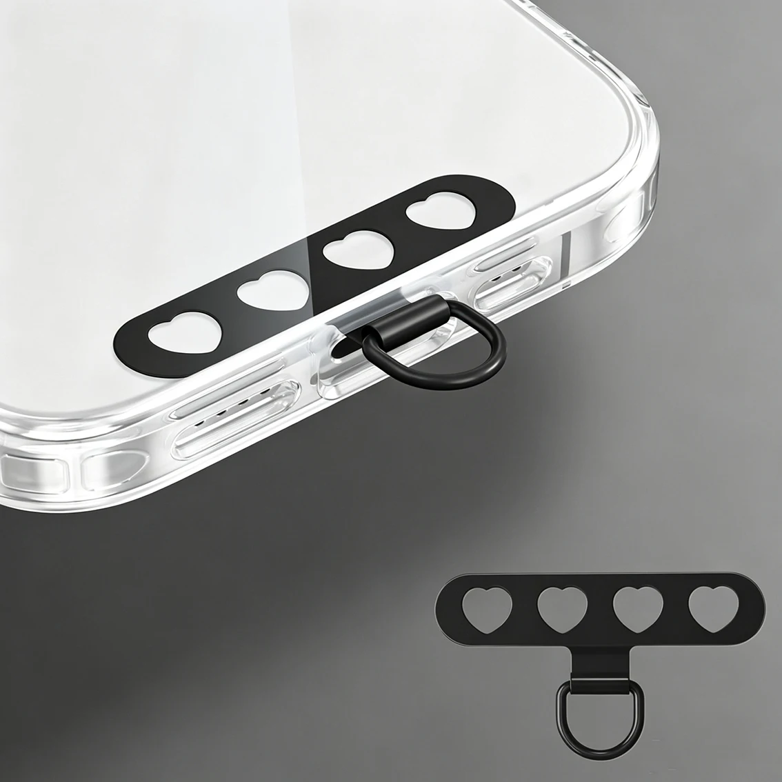 Durable Metal Phone Lanyard with Rotating Strap Connector