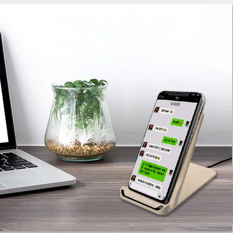 Artizer WS1010 Wheat Straw Wireless Charger fold-able 10W 15W fast charging - ANKUX Tech Co., Ltd
