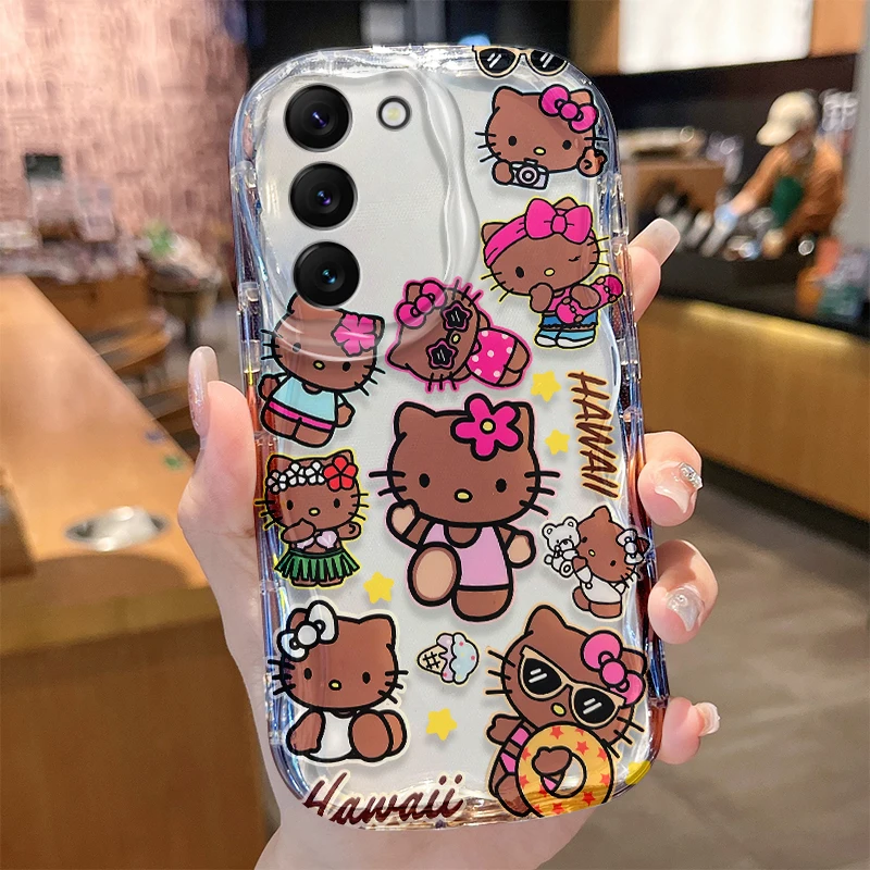 thumbnail image 1 of Funda de Hello Kitty para Samsung Galaxy, A33, A32, A31, A30, A20, A24, A23, A22, A21S, A20S, A14, A13, A12, 5G, A10S, A04E, A04, 4G, A03 Core Cover, 1 of 5