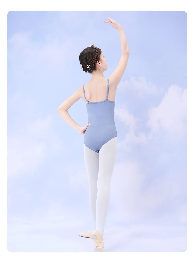 Mädchen Teen Ballett Trikot Mesh Splice Gymnastik Trikots Ballett Tanz Body Schwarz Kurzarm Kinder Ballett Kostüme – Detail 27