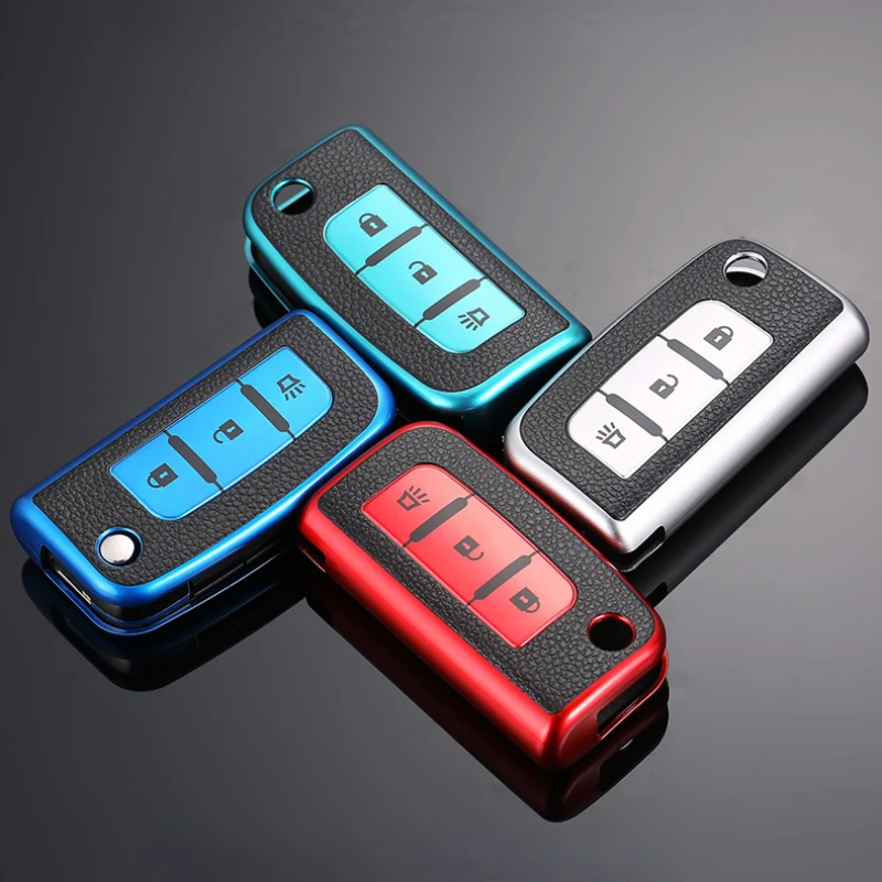 Silicone Car Key Case Cover key case key case cover car key shell remote control case cover For Foton Tunland Auman TOANO SAUVANA 2 3 Buttons Remote Protect Shell Holder Keychain Accessories