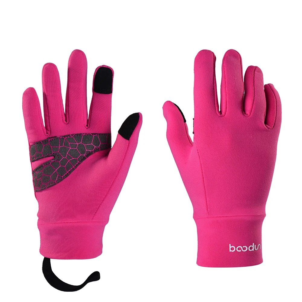 Cycling Gloves Kids Outdoor Sport Thermo Fleece Cycling Gloves Waterproof Running Gloves With Anti-Slip Windproof Touch-Screen For Boy Girl