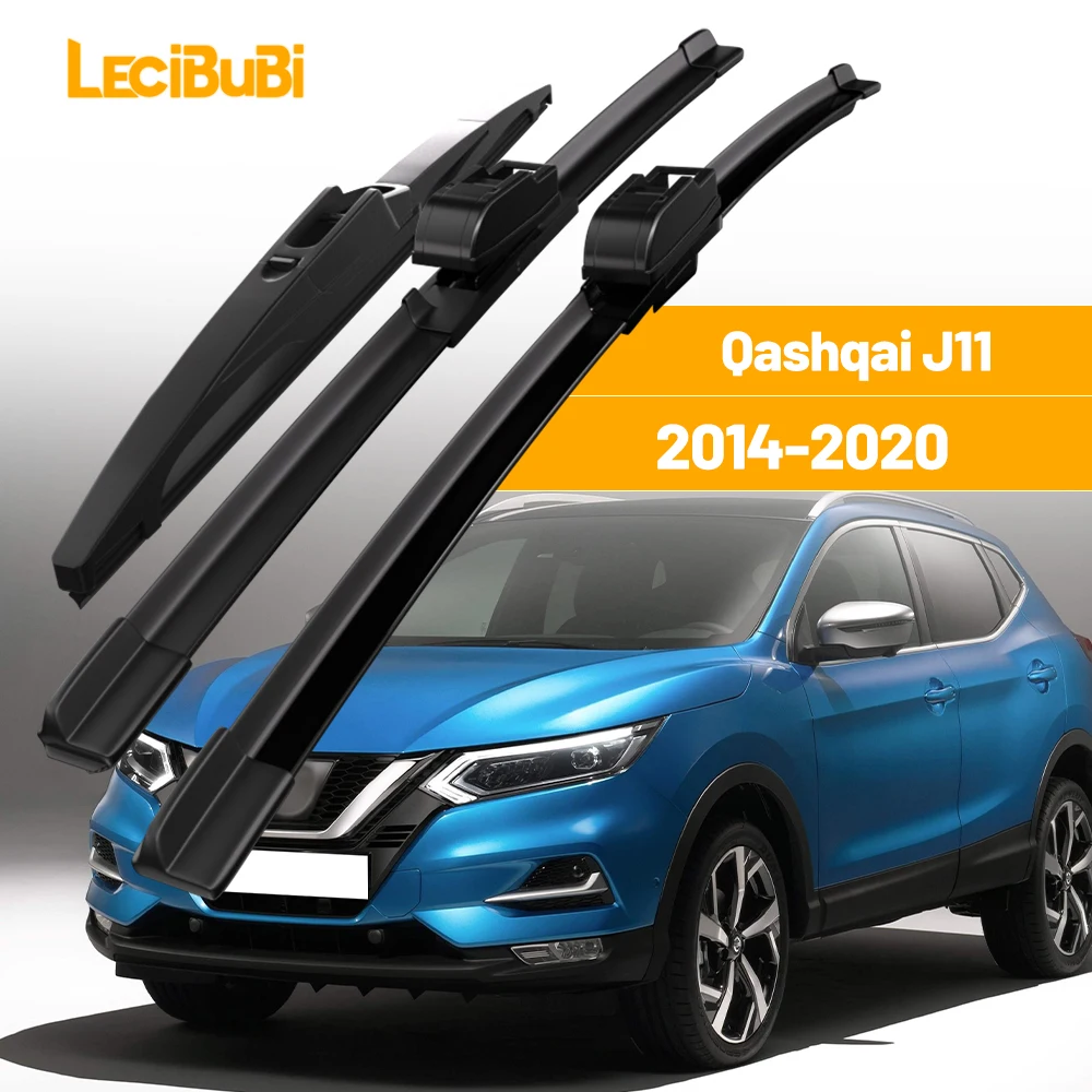 Für Nissan Qashqai J11 2014-2020 1set Vorne und Hinten Scheibenwischerblätter Scheibenwischer Zubehör