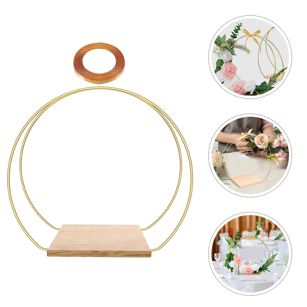 

Wedding Decor Garland Decoration Metal Hoop Supplies Flowers Wreath for DIY Floral Ornament