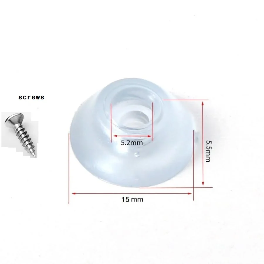 Durable Silicone Chair Leg Floor Protectors - Non-slip Transparent Furniture Pads