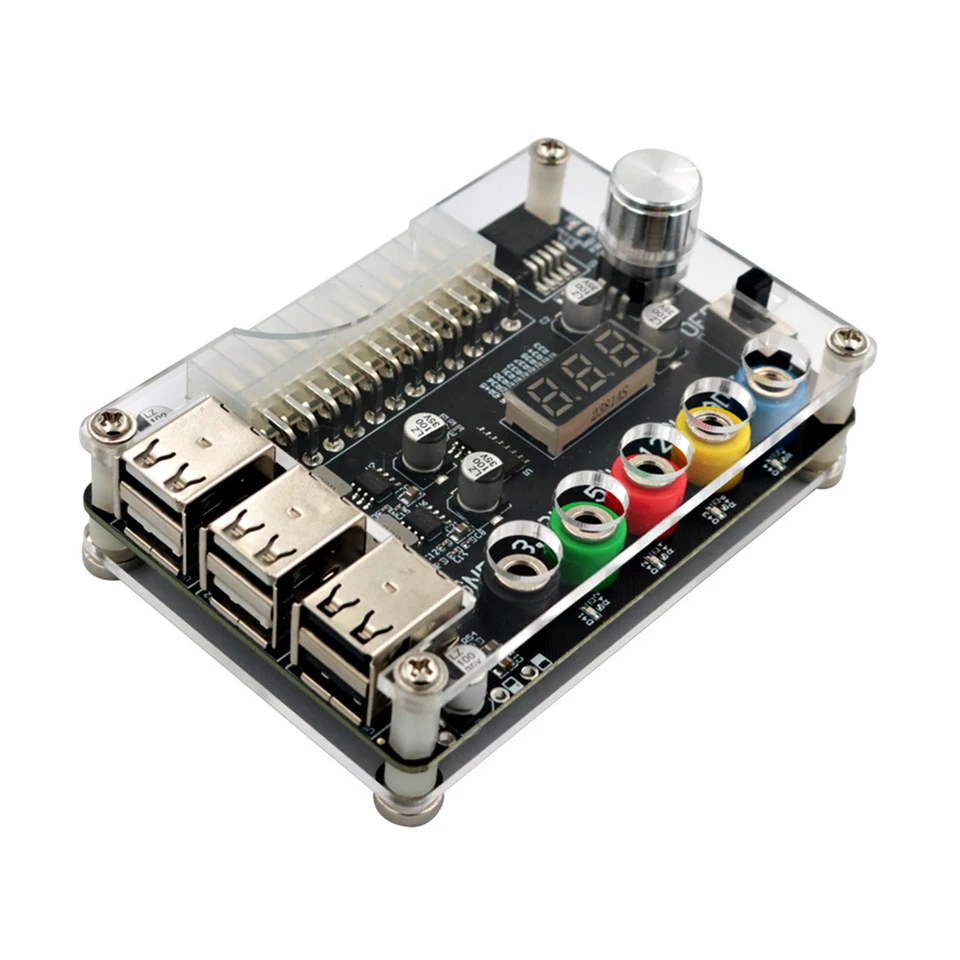 Adjustable Voltage ATX Power Supply Breakout Board