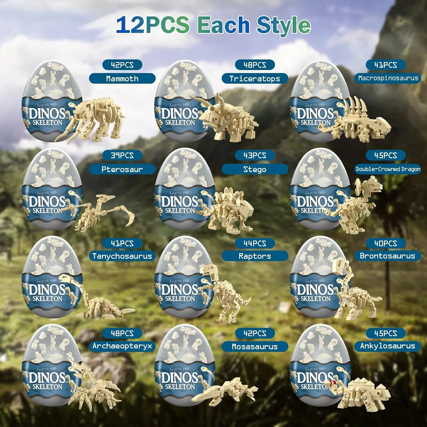 Dinosaur Skeleton Building Set 2