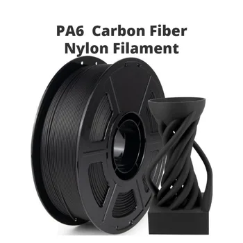 Carbon Fiber Nylon Filament,Enhanced Strength Rigidity PA6-CF Filament,High-Temperature Resistant Carbon Fiber PA6 1kg/250g 1