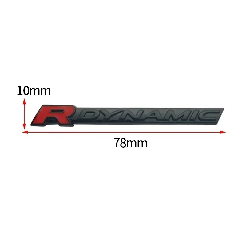 Dynamic 3D Metal Car Emblem Badge Sticker