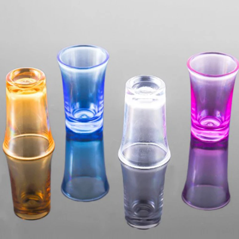 0.5 ounce heavy duty shot acrylic glasses machine made lead free acrylic glass liquor glass 4Pcs