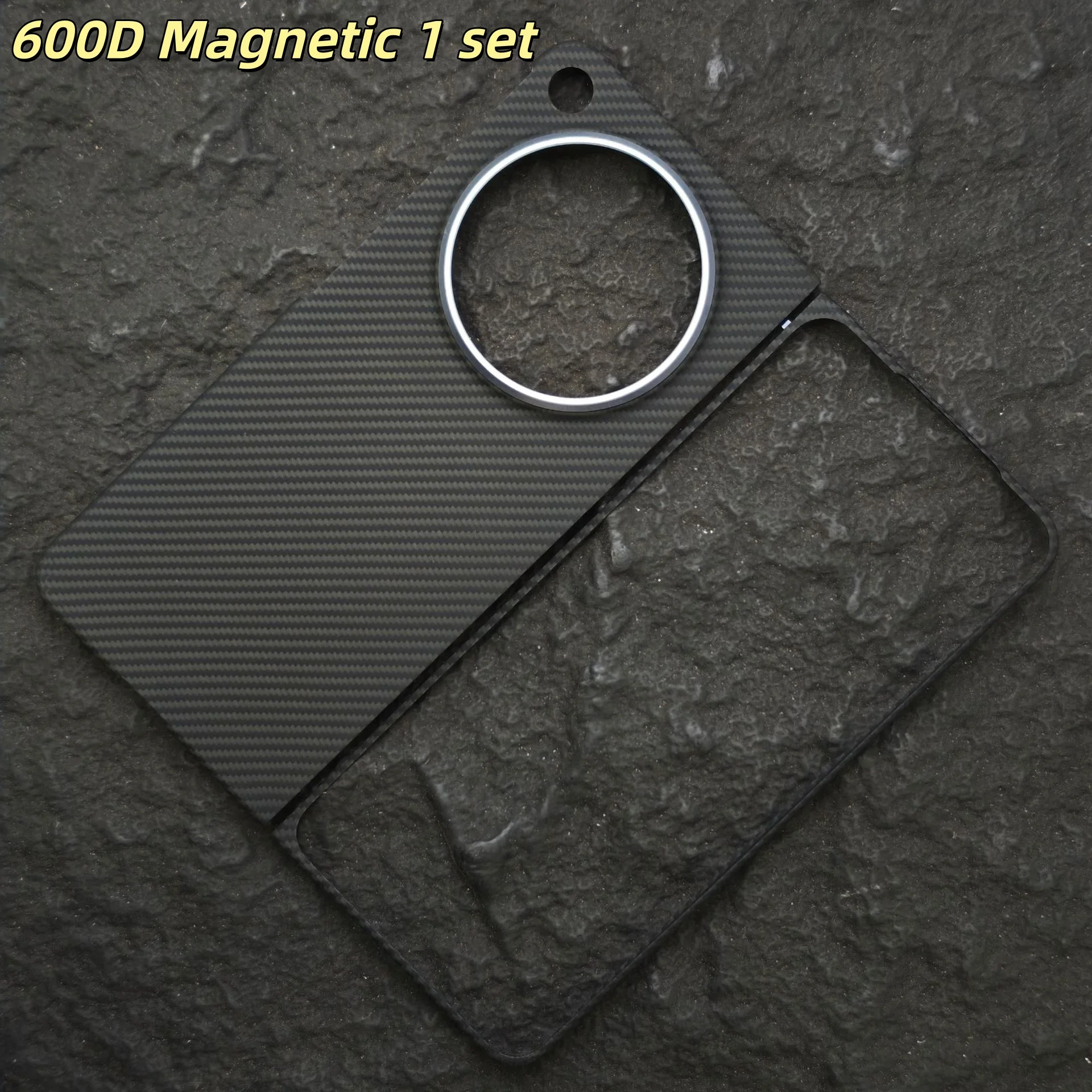 Magnetic Ultra Slim Aramid Carbon Fiber Case with Masafe