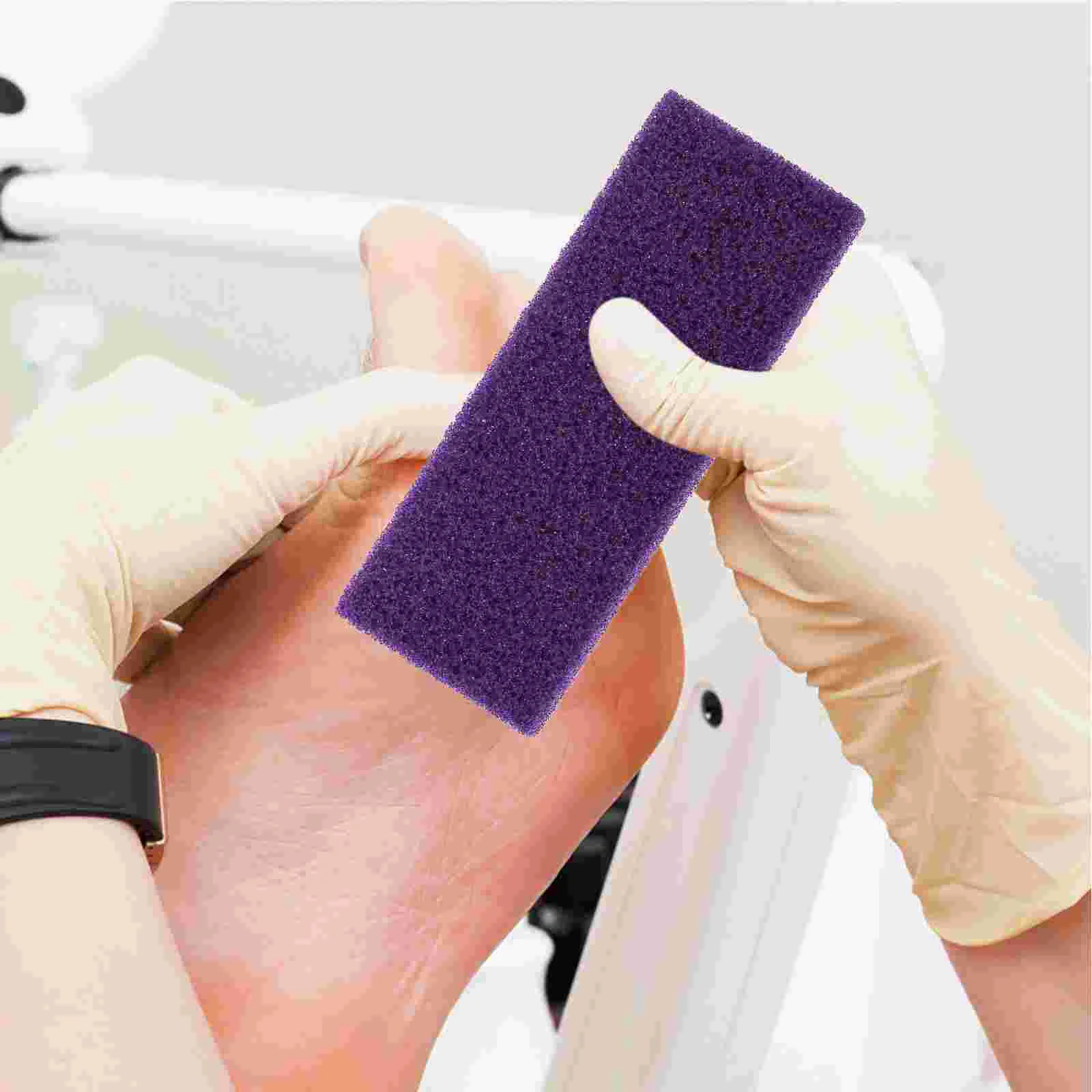 

Foot Care Exfoliator Pedicure Tool Foot Pumice Stone Block Callus Remover Scrubber Hard Skin Remover Cleaner Purple
