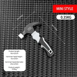 Enhanced Mini Claw Hammer - Anti-Slip, Shockproof, Professional-Grade, Magnetic Woodworking Tool (1225)