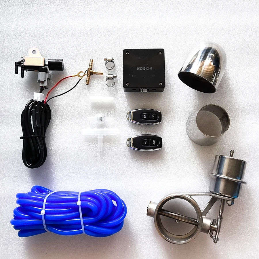 Car Air Bag Exhaust Valve Normal Open Style 2.0 To 3.5 Inch Cutouts Adjustable Sounds By Remote Conroller