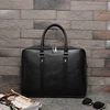 New Luxury Cow Genuine Leather Business Men's Briefcase Male Shoulder Bag Real Leather Men Messenger Bag Travel Computer Bag Big 3